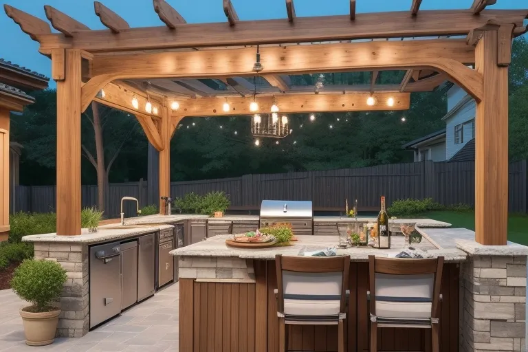 Inspiring Covered Outdoor Kitchen Ideas 08