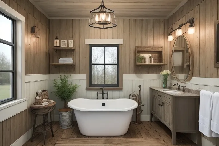 farmhouse bathroom design ideas 02