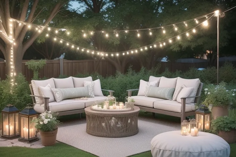 romantic seating areas in your backyard ideas 01