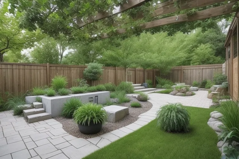 cheap backyard ideas no grass 03